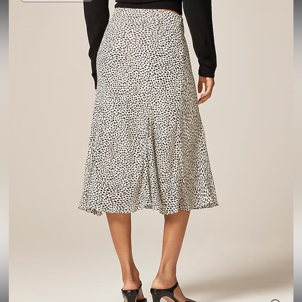 NWT JCrew Gwenyth flounce hem slip skirt - Picture 7 of 9